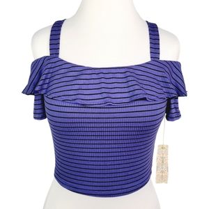 NWT Iris off should crop top size medium